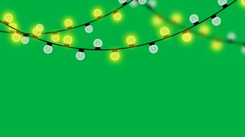Yellow blinking bulb light Stock Footage 221989344