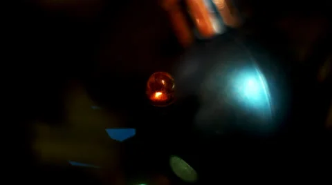 Yellow Blinking Ligh Video stock 38279418