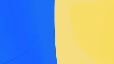 Yellow-blue abstract background. 3D rendering. Illustrazione stock