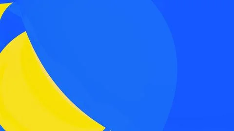 Yellow-blue abstract background. 3D rendering. Stock-Illustration