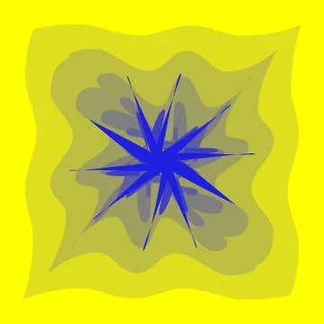 Yellow blue abstract background Stock Illustration