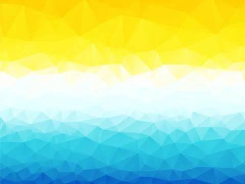Yellow blue abstract background Stock Illustration