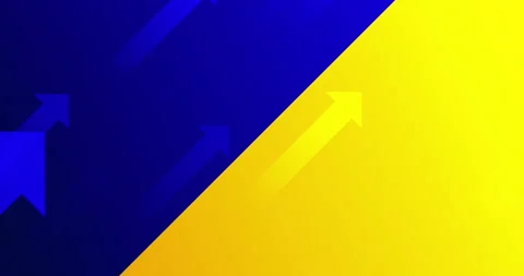 Yellow blue dynamic abstract background. Stock Footage 171214858