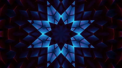 Yellow Blue Neon Motion Background Vj Loop. Infinitely looped animation. Stock Footage 189856627