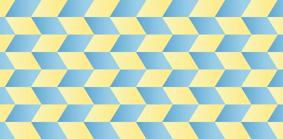 Yellow blue square shape pattern background Stock Illustration