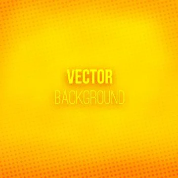 Yellow Blurred Background With Halftone Effect Stock Illustration