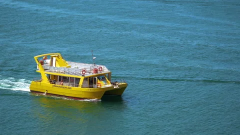 Yellow boat Stock Footage 170051846