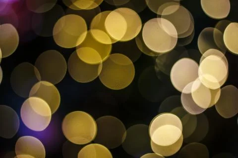 Yellow  bokeh 3 Stock Photos