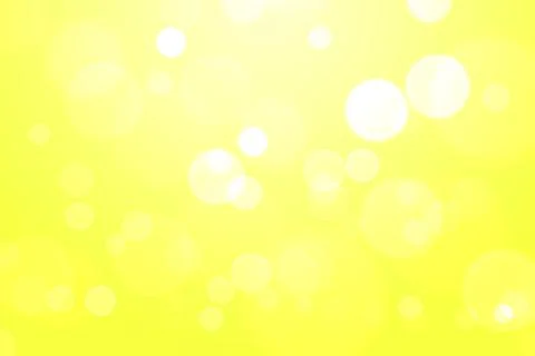 Yellow bokeh abstract background. Stock Photos