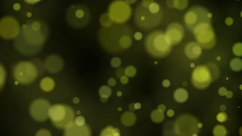 Yellow bokeh animation background with a warm and inviting glow, perfect for enh Stock Footage 281534120