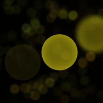 Yellow Bokeh background Stock Illustration
