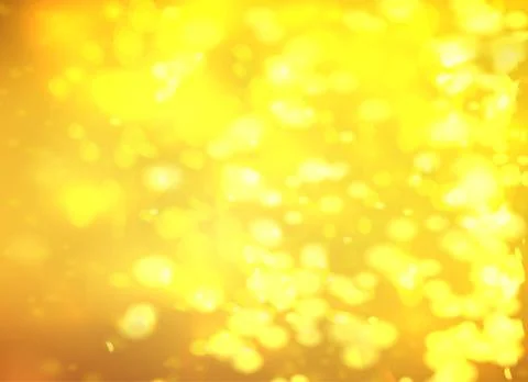 Yellow Bokeh Background Light Effect For Your Design Illustrazione stock