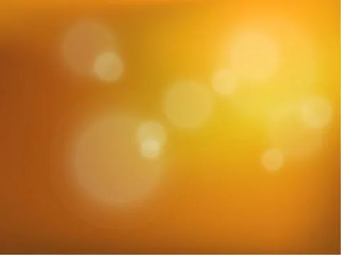 Yellow Bokeh Background. Vector Illustration Stock Illustration