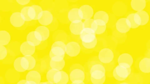 Yellow Bokeh Circles Pulsing Flat Animation Stock Footage 337304619