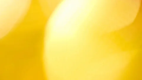 Yellow bokeh light effect abstract background, animation of sparkle circles Stock Footage 125614349