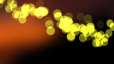 Yellow bokeh pattern background イラスト素材