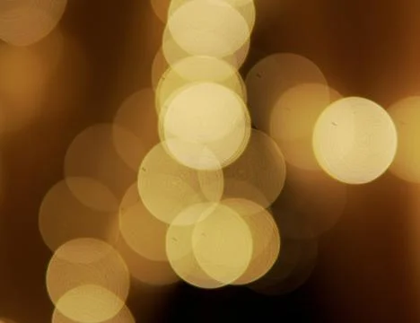 Yellow Bokeh Stock Photos