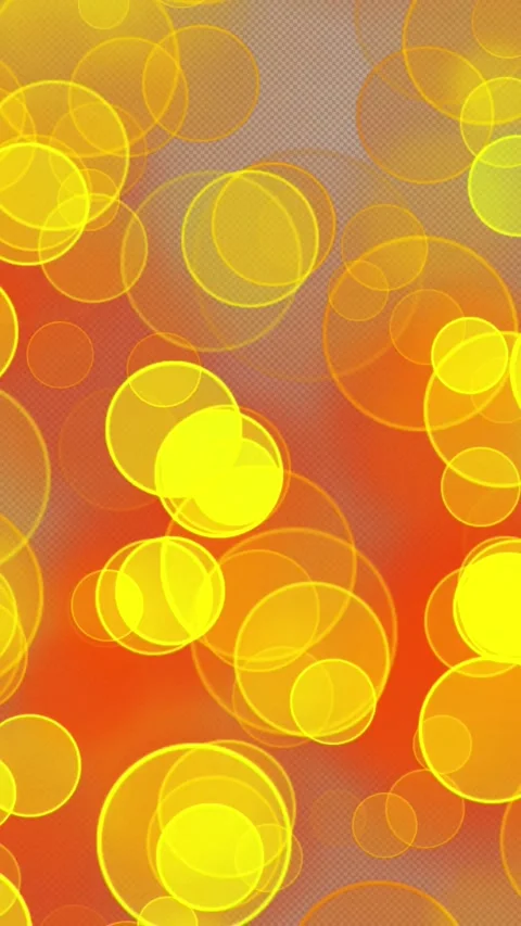 Yellow bokeh transition on alpha channel background Stock Footage 315680817