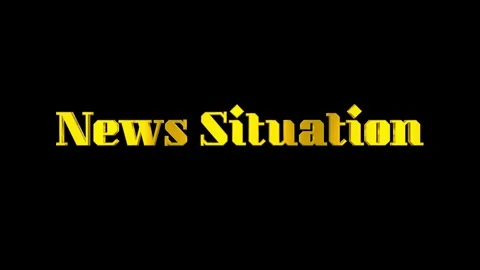Yellow bold text animation sliding across black background with headlines 動画素材 344647868