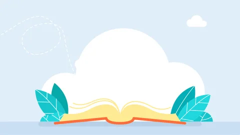 A yellow book lies open. School. Back to school. Learning, reading, skill Video stock 279489853