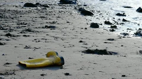 Yellow boots Stock Footage 21253494