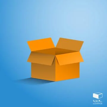 Yellow Box Stock Illustration