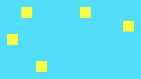 Yellow Box Shuffle Stock Footage 151084257