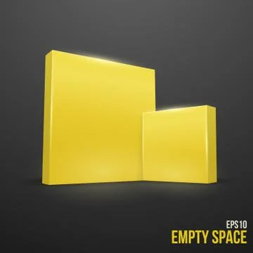 Yellow boxes Stock-Illustration