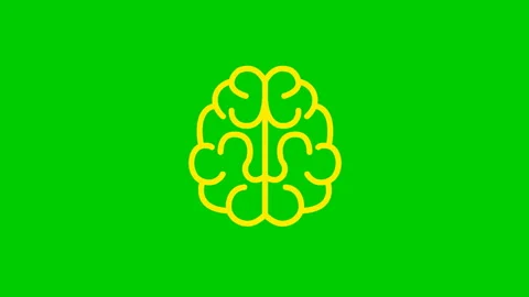 Yellow brain green Stock Footage 181893084