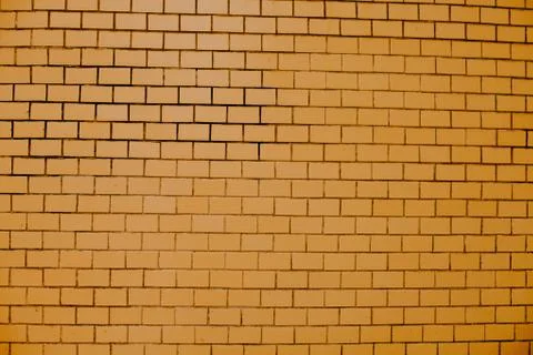 Yellow brick wall Foto stock