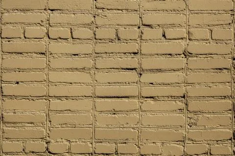 Yellow brick wall Stock Photos