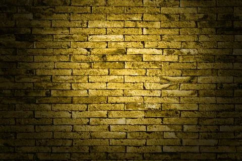 The yellow bricks wall, backgrounds Stock Illustration