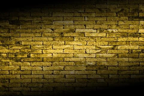 The yellow bricks wall, backgrounds Stock Illustration