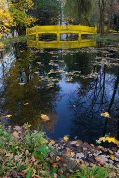 Yellow bridge Stock Photos