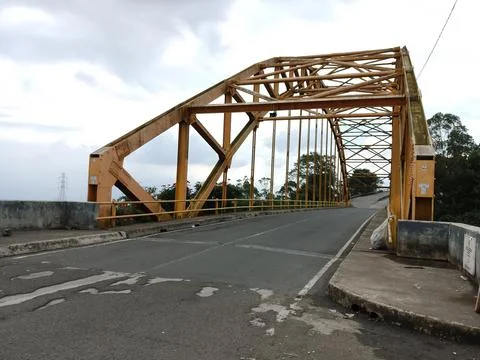 Yellow bridge Stock Photos