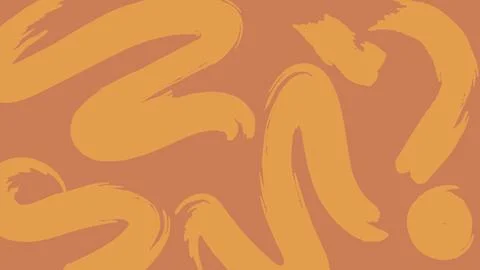 Yellow brush stroke background Stock Illustration