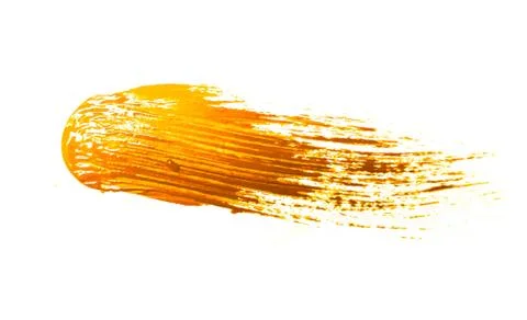 Yellow brush strokes -  backdrop for your text Stock Illustration