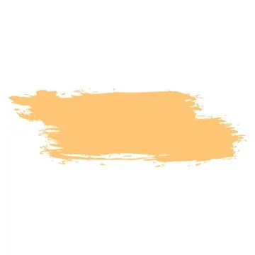 Yellow Brushstroke Paint Illustrazione stock