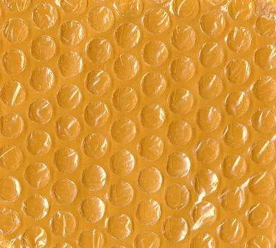 Yellow bubble wrap texture background yellow bubble wrap texture useful as... Stock Photos