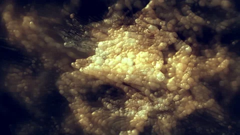 Yellow bubbles Stock Footage 159950051