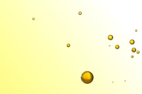 Yellow bubbles Stock Photos