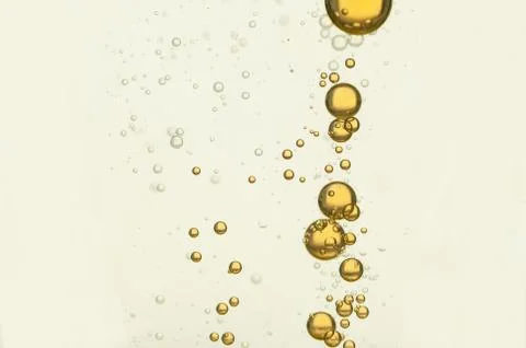 Yellow bubbles Stock Photos