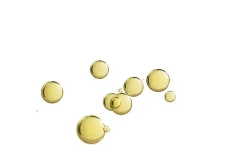 Yellow bubbles Stock Photos