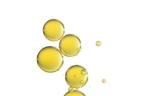 Yellow bubbles Stock Photos