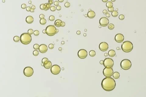 Yellow bubbles Stock Photos