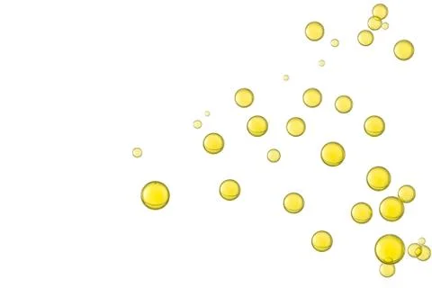 Yellow bubbles Stock Photos