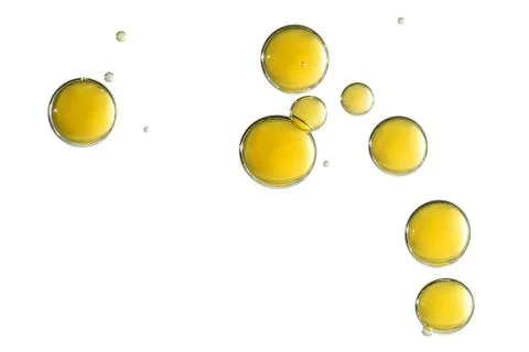 Yellow bubbles Stock Photos