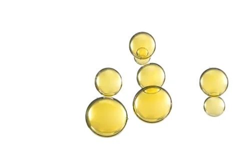 Yellow bubbles Stock Photos