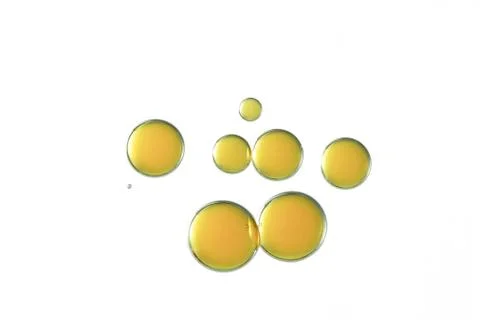 Yellow bubbles Stock Photos