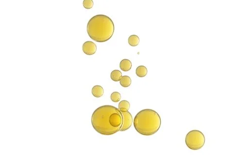 Yellow bubbles Stock Photos